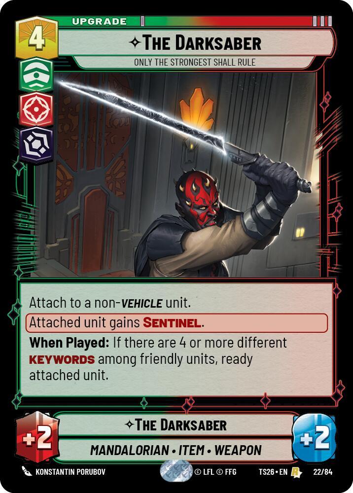 The Darksaber - Only the Strongest Shall Rule (22/84) [Twin Suns]