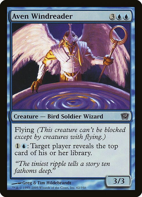 Aven Windreader (62★) [Ninth Edition]