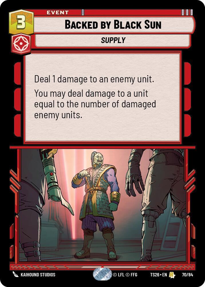 Backed by Black Sun (70/84) [Twin Suns]