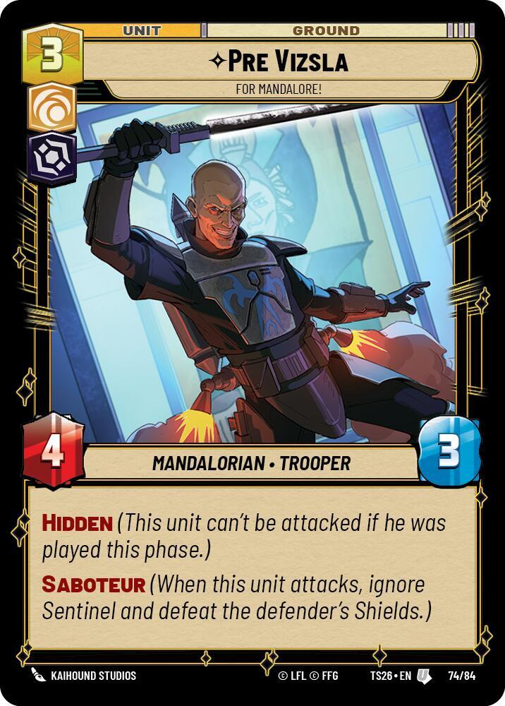 Pre Vizsla - For Mandalore! (74/84) [Twin Suns]