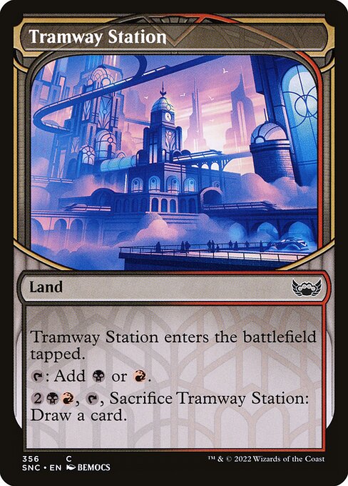 Tramway Station (356) [Streets of New Capenna] [Showcase]