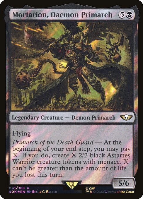 Mortarion, Daemon Primarch (41★) [Warhammer 40,000 Commander]
