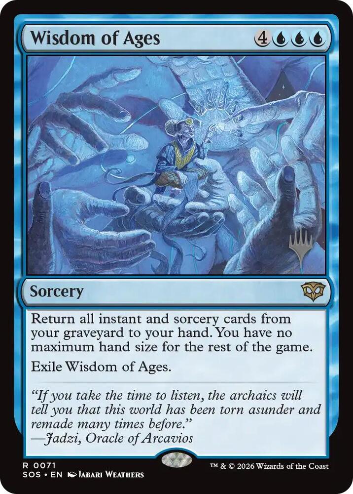 Wisdom of Ages (71) [Secrets of Strixhaven Promos]