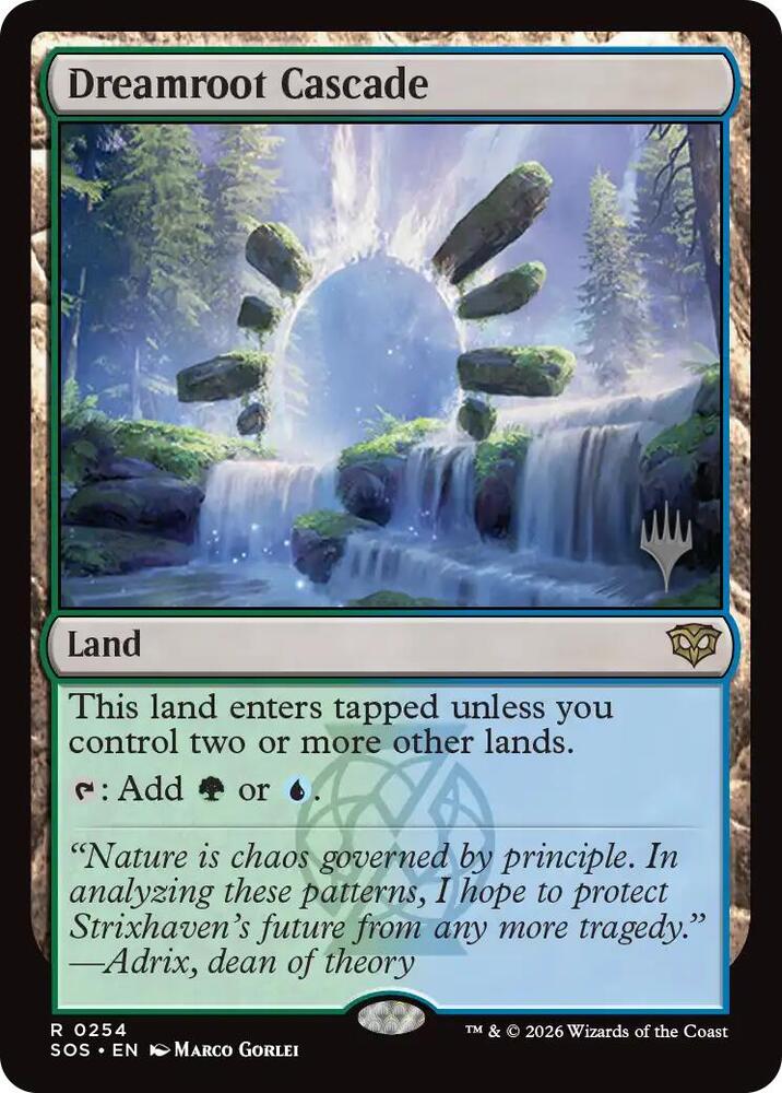 Dreamroot Cascade (254) [Secrets of Strixhaven Promos]