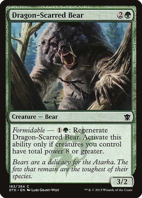 Dragon-Scarred Bear (183) [Dragons of Tarkir]