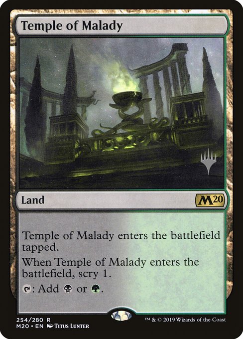 Temple of Malady (254p) [Core Set 2020 Promos]