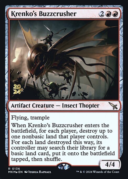 Krenko's Buzzcrusher (136s) [Murders at Karlov Manor Promos]