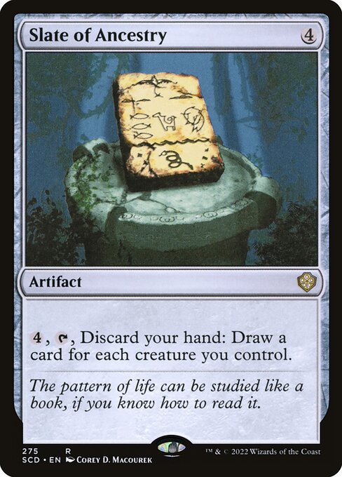 Slate of Ancestry (275) [Starter Commander Decks]