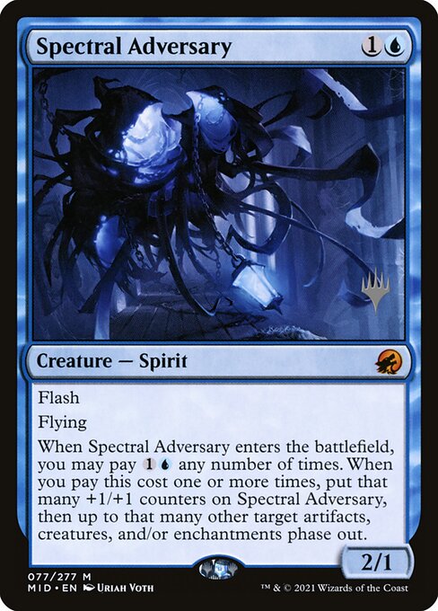 Spectral Adversary (77p) [Innistrad: Midnight Hunt Promos]