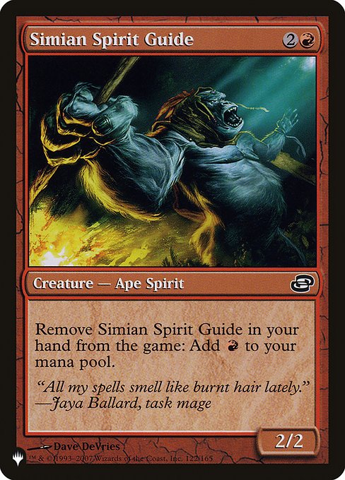 Simian Spirit Guide (PLC-122) [The List]