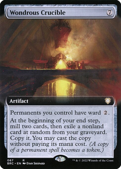Wondrous Crucible (67) [The Brothers' War Commander] [Extended Art]