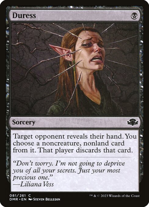Duress (81) [Dominaria Remastered]