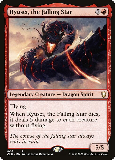 Ryusei, the Falling Star (806) [Commander Legends: Battle for Baldur's Gate]