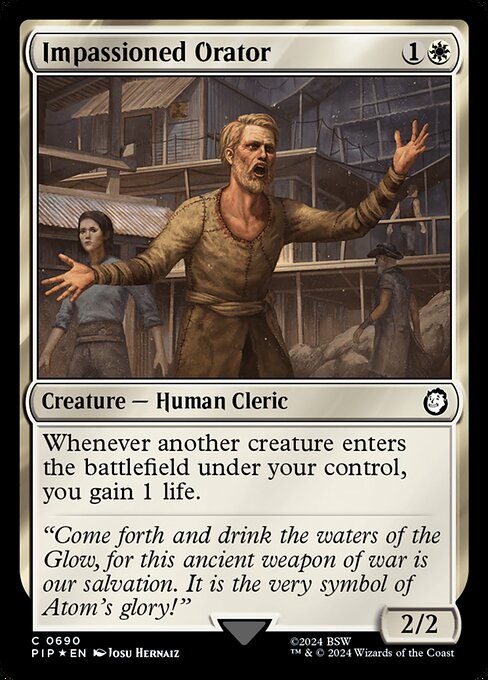 Impassioned Orator (690) [Fallout]