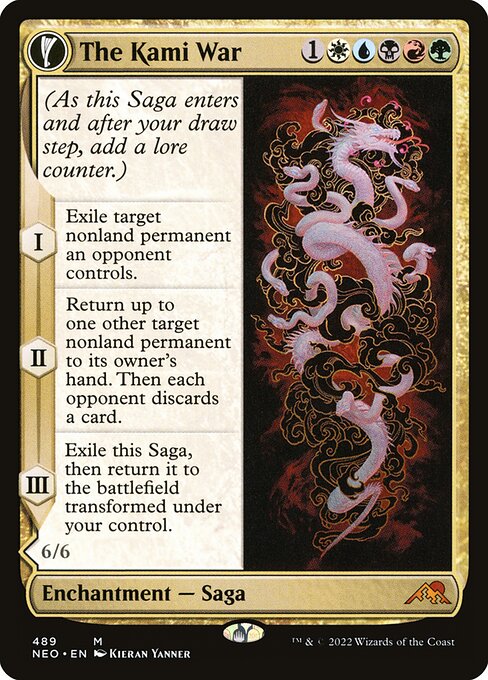 The Kami War // O-Kagachi Made Manifest (489) [Kamigawa: Neon Dynasty] [Extended Art]