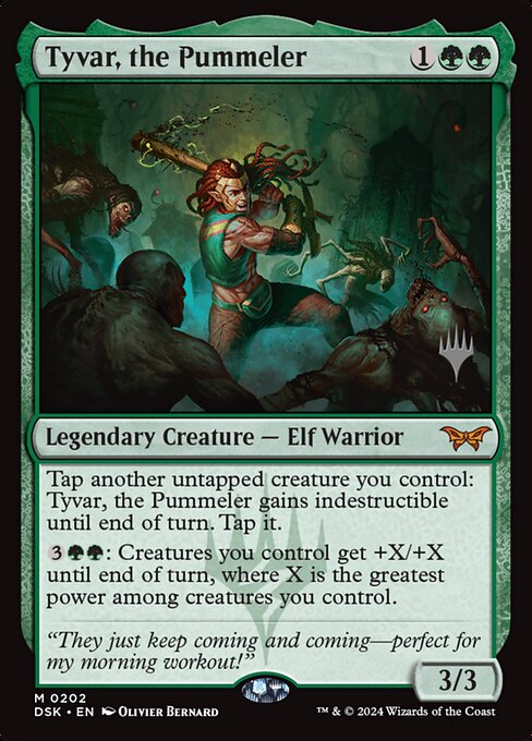 Tyvar, the Pummeler (202p) [Duskmourn: House of Horror Promos]