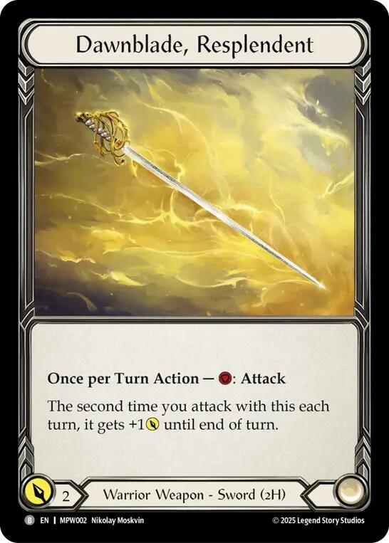 Dawnblade, Resplendent (MPW002) [Mastery Pack Warrior]