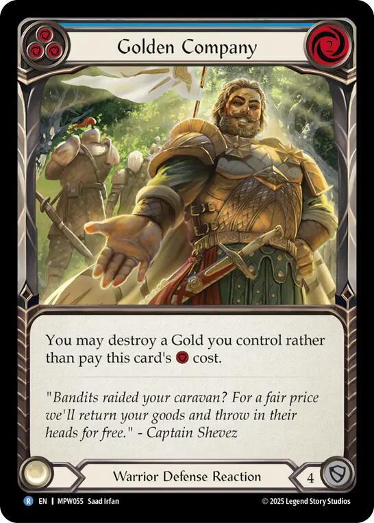 Golden Company (Blue) (MPW055) [Mastery Pack Warrior]