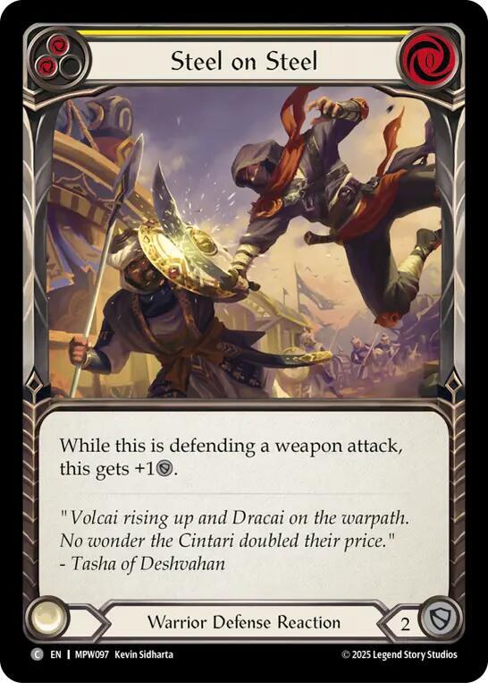 Steel on Steel (Yellow) (MPW097) [Mastery Pack Warrior]