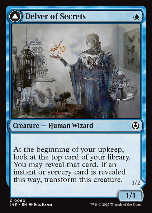 Delver of Secrets // Insectile Aberration (60) [Innistrad Remastered]