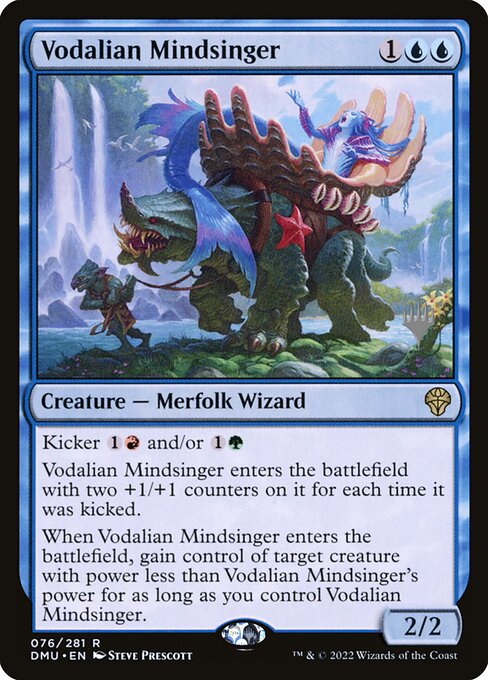 Vodalian Mindsinger (76p) [Dominaria United Promos]