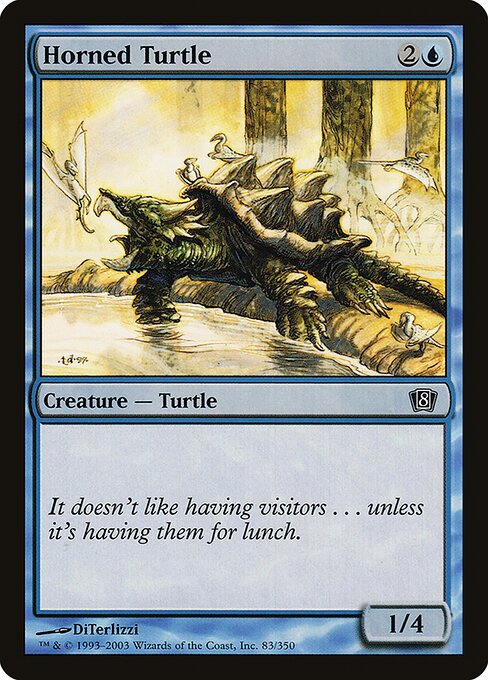 Horned Turtle (83★) [Eighth Edition]