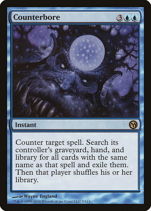 Counterbore (5) [Duels of the Planeswalkers]
