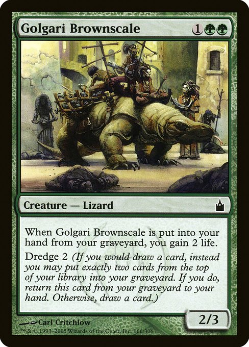 Golgari Brownscale (166) [Ravnica: City of Guilds]