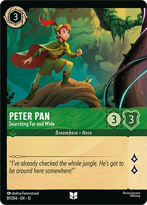 Peter Pan - Searching Far and Wide (Foil) (81/204) [Wilds Unknown]