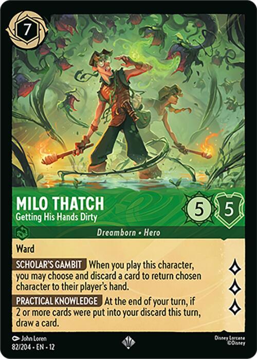 Milo Thatch - Getting His Hands Dirty (82/204) [Wilds Unknown]