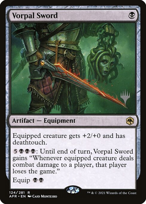 Vorpal Sword (124p) [Adventures in the Forgotten Realms Promos]