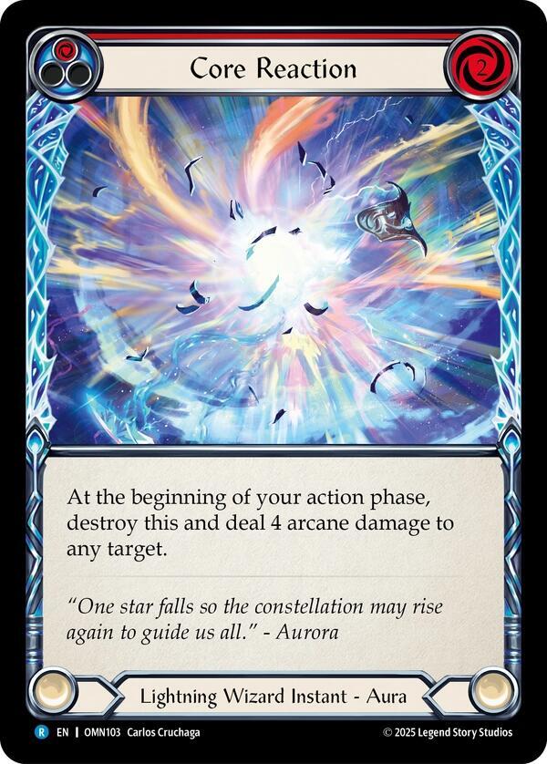 Core Reaction (Red) (OMN103) [Omens of the Third Age]