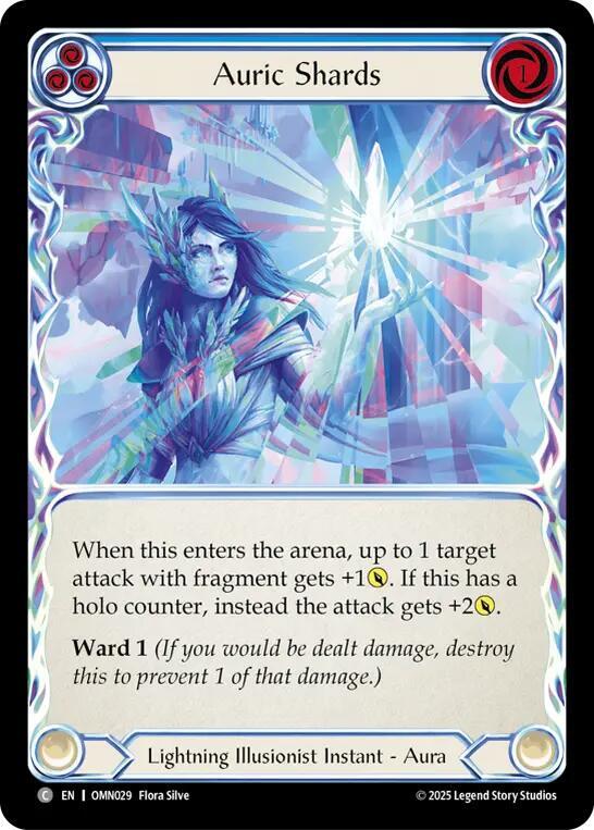 Auric Shards (Blue) (OMN029) [Omens of the Third Age]