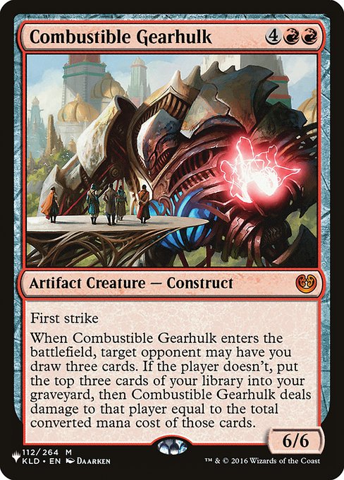 Combustible Gearhulk (KLD-112) [The List]