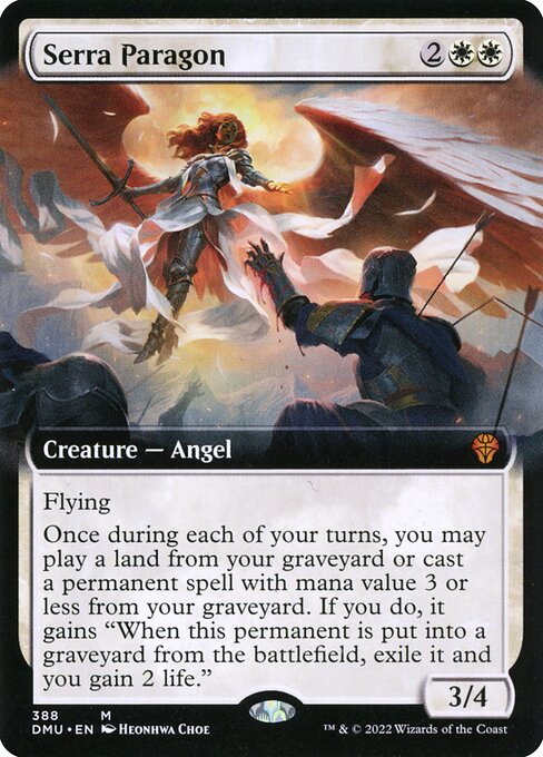 Serra Paragon (388) [Dominaria United] [Extended Art]