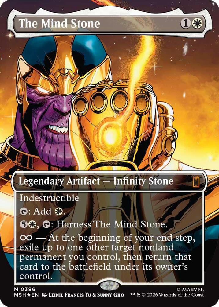 The Mind Stone (Borderless) (386) [Marvel Super Heroes]