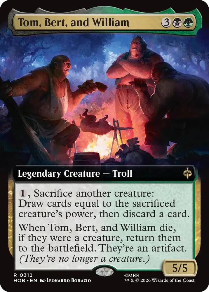 Tom, Bert, and William (Extended Art) (312) [The Hobbit]