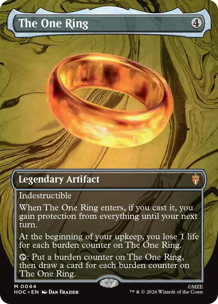 The One Ring (Borderless) (44) [The Hobbit: Eternal-Legal]