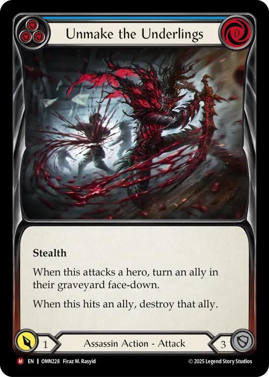 Unmake the Underlings (OMN228) [Omens of the Third Age]