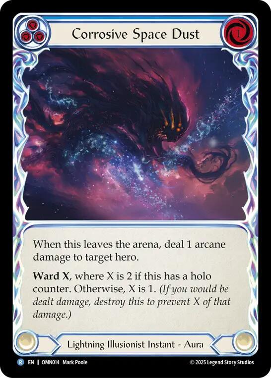 Corrosive Space Dust (Blue) (OMN014) [Omens of the Third Age]