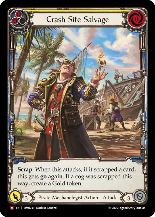 Crash Site Salvage (Extended Art) (OMN239) [Omens of the Third Age]