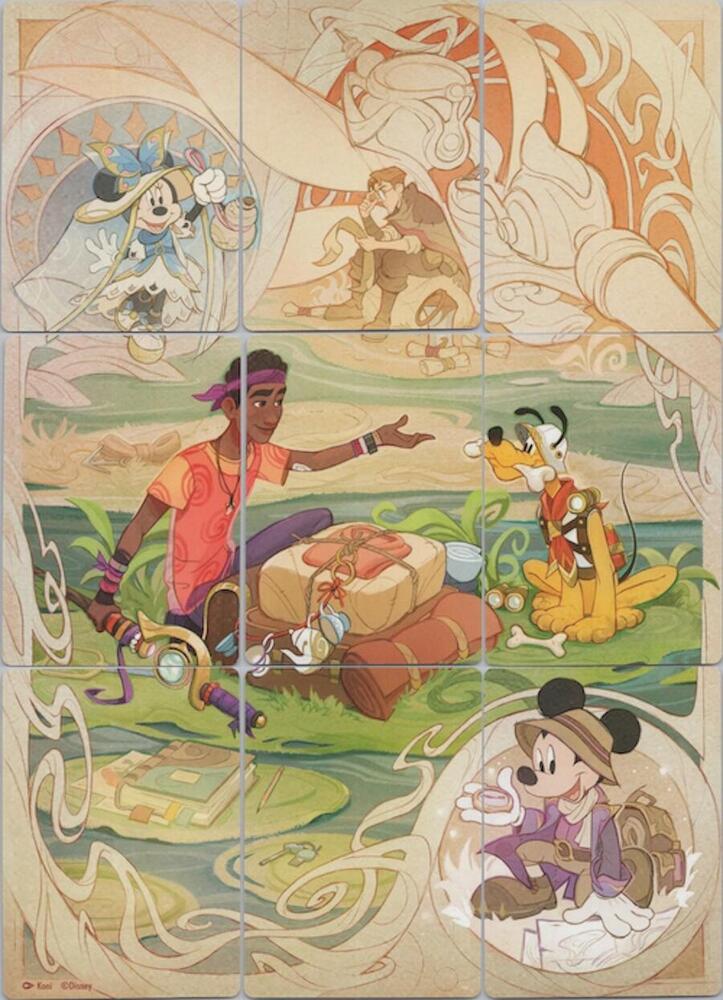 Wilds Unkown Puzzle Insert (Set of 9) [Wilds Unknown]