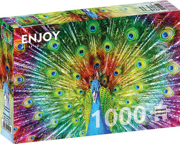 Enjoy Puzzle: Colorful Peacock image 0