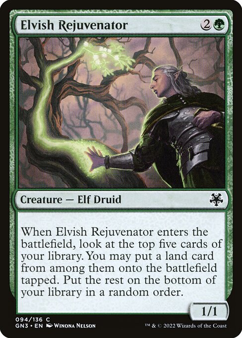Elvish Rejuvenator (94) [Game Night: Free-for-All]