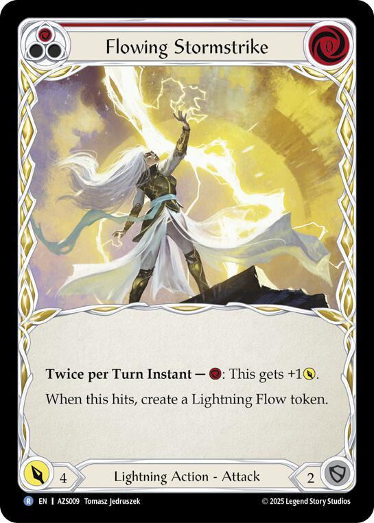 Flowing Stormstrike (Red) (AZS009) [Armory Deck: Zyggy]