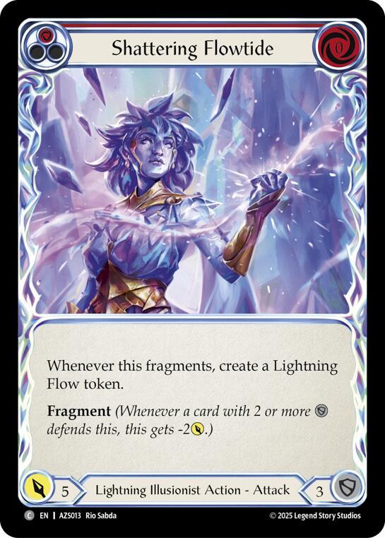 Shattering Flowtide (Red) (AZS013) [Armory Deck: Zyggy]