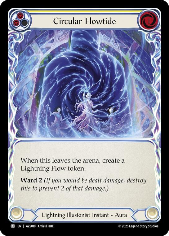 Circular Flowtide (Yellow) (AZS018) [Armory Deck: Zyggy]
