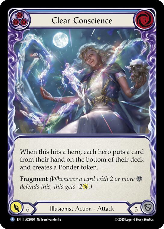 Clear Conscience (Blue) (AZS020) [Armory Deck: Zyggy]