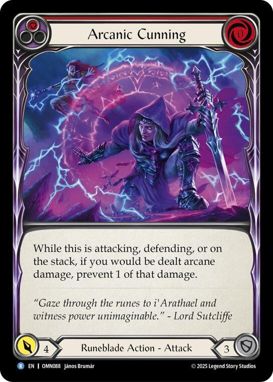 Arcanic Cunning (Red) (OMN088) [Omens of the Third Age]