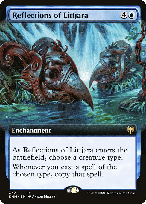 Reflections of Littjara (347) [Kaldheim] [Extended Art]